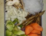 減塩、野菜いっぱいお雑煮作り方1写真