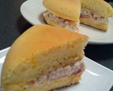 ＊*・ホットケーキでサンドイッチ・*＊作り方5写真