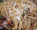 ナポリタンスパゲッティー♪♪甘め♪作り方7写真