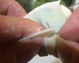 大量!ホットプレートで焼く餃子の包み方!作り方3写真