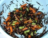 ひじきのカラフル☆パスタ作り方1写真