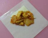 鶏ムネ肉とキムチーズの揚げワンタン作り方5写真