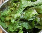 ☆美味しいよ☆沖縄のチキナーからし菜炒め作り方1写真