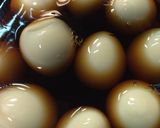 簡単うずらの卵の缶詰でダシ醤油漬け作り方2写真