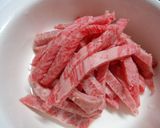 基本の青椒肉絲 チンジャオロースー作り方2写真