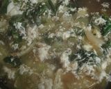 青梗菜とカニのスープ作り方3写真