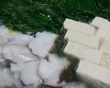 ほうれん草湯豆腐作り方2写真