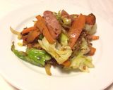 鰹節で美味しくなる! 野菜炒め作り方8写真