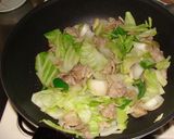 カレー回鍋肉作り方5写真