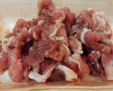 一液で二品♪胡瓜の拌三絲添え豚こま焼飯作り方4写真