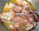 手羽元の揚げ物、京都汁和え作り方1写真