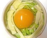 切り餅で作る！お好み焼き風エッグココット作り方2写真