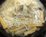 鯛のアラの塩煮込み麺作り方4写真