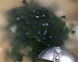 里芋とワカメの味噌汁作り方6写真