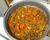 簡単！炊飯器でミートソース炊き込みピラフ作り方23写真