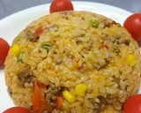 簡単！炊飯器でミートソース炊き込みピラフ作り方27写真