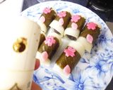 桜舞うリアル桜餅作り方15写真