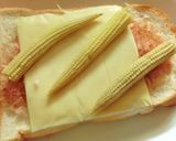 ヤングコーンの和トースト作り方3写真
