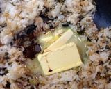 焦がしバター醤油の野沢菜炒飯作り方3写真