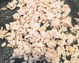 白菜と豚挽肉の濃く旨味噌炒め作り方3写真