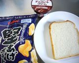 ざくざく♬チョコポテチトースト作り方1写真
