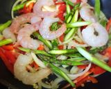 正月太り解消・白滝麺★エビの東南アジア風作り方7写真