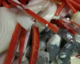 海老と魚肉ウインナーのかき揚げ作り方5写真