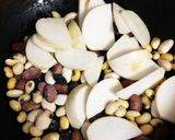 簡単！カブ、豆、アボカドのパスタ作り方2写真