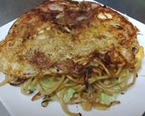 広島のお好み焼き(フライパン２つ使用)作り方9写真