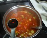 タコとトマトのスープ作り方8写真