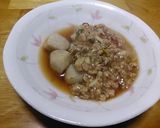里芋の中華風そぼろあんかけ作り方7写真