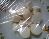 豆腐 里芋 長ネギの 中華 煮込みスープ作り方2写真