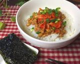 キムチ納豆丼こと！キムチ納豆カフェボウル作り方2写真