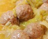 たっぷりキャベツと肉団子のスープ煮作り方4写真