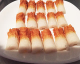 簡単！お弁当。ちくわと卵の焼肉のタレ炒め作り方1写真