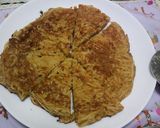 リメイク☆そうめん→きな粉お焼き作り方3写真