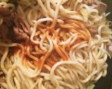 簡単！ケンミンショーの味噌焼きうどん作り方10写真