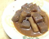 ごぼうとこんにゃくのごまみそ煮作り方3写真