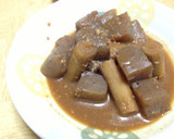 ごぼうとこんにゃくのごまみそ煮作り方3写真