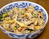 椎茸香る簡単炊き込みご飯作り方8写真