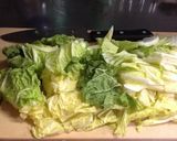 白菜ゴマかけ煮込み作り方1写真
