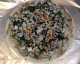 蟹味噌とブルーチーズのピザ作り方2写真