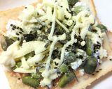 チーズ×３＊大葉香る枝豆の和トースト作り方4写真