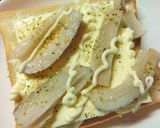 ハーブ香る❀玉葱×シャキ²蓮根トースト作り方7写真