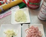 簡単！1番おいしい♡トマトソースパスタ作り方1写真