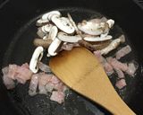 ベーコンとしいたけのバター醤油パスタ作り方4写真
