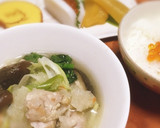 野菜たっぷり☆鶏の洋風みぞれ鍋♪作り方5写真