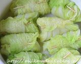 餃子でロール白菜!作り方8写真