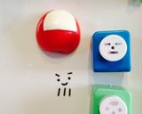 簡単ミニキャラおかず『必勝だるま』作り方2写真