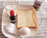 ふあふあフレンチトースト☆レンジで時短☆作り方1写真